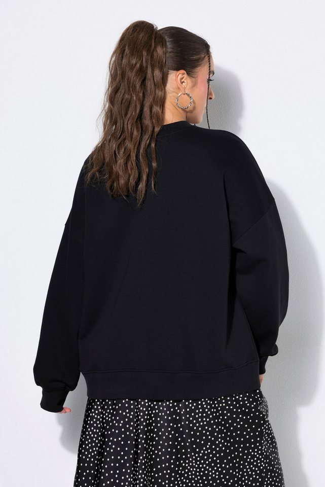 Studio Untold Sweatshirt Sweatshirt oversized Statement Acid Wash – Bild 3 von 4