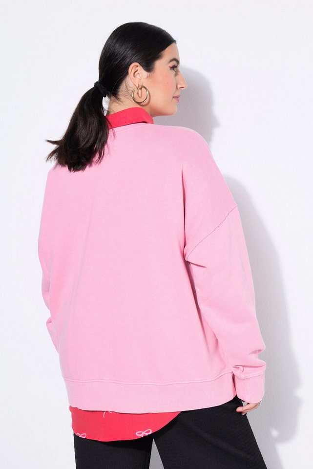 Studio Untold Sweatshirt Sweatshirt oversized Statement Acid Wash – Bild 3 von 3