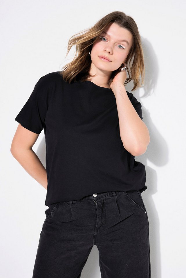 Studio Untold T-Shirt Basic-Shirt Relaxed Shape überschnittene Schultern Bestseller – Bild 4 von 4