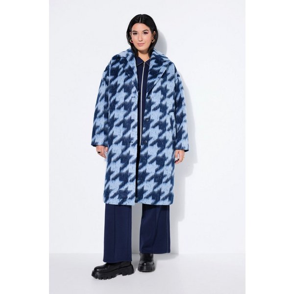 Studio Untold Wintermantel Mantel Oversize Shape Hahnentritt Reverskragen