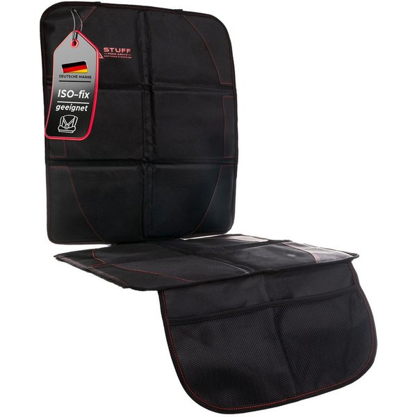 stuff from above Autositzschutz Universal Autositzschoner und Kindersitzunterlage (Iso-Fix geeignet), mit Netztasche, für alle Automarken geeignet, für Vordersi