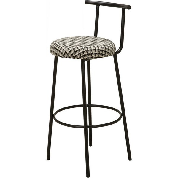Stuhlmann Barhocker Seoul (978, 1 St., Barhocker), Barstuhl mit Metallgestell, Bezug aus Leinenstoff
