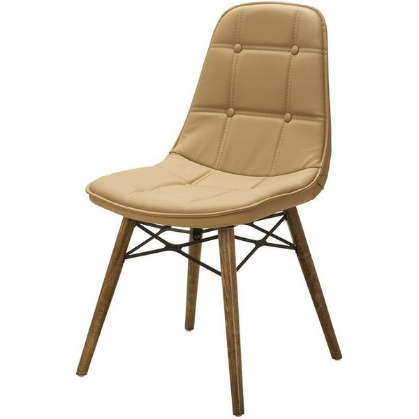 Stuhlmann Esszimmerstuhl Denver (632E, 1 St), Designerstuhl mit Holzbeinen – Moderner Stuhl