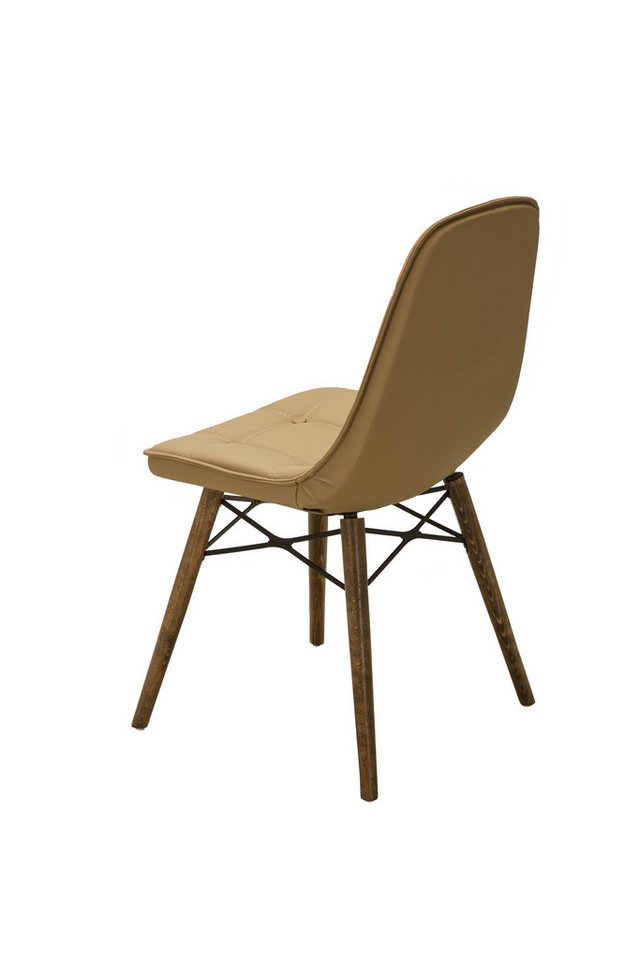 Stuhlmann Esszimmerstuhl Denver (632E, 1 St), Designerstuhl mit Holzbeinen – Moderner Stuhl – Bild 3 von 5