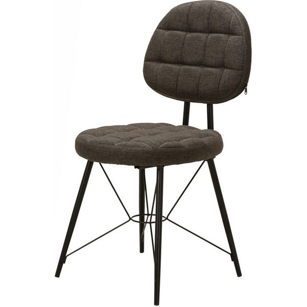 Stuhlmann Esszimmerstuhl Victoria (765C, 1 St), Stilvoller Stuhl mit Metallbeinen – Modernes Design