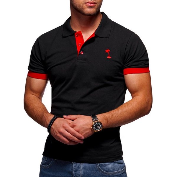 Style-Division Poloshirt SDLOSANG Basic Polo-Hemd