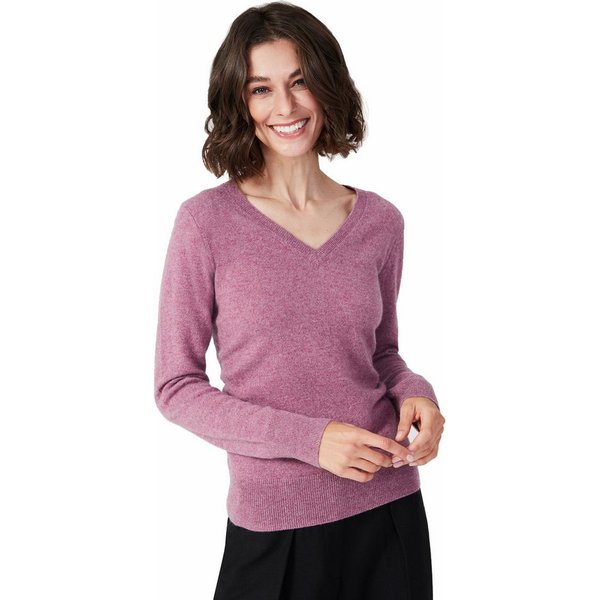 Style & Republic Kaschmirpullover Kaschmirpullover V-Neck Kaschmirpullover V-Neck