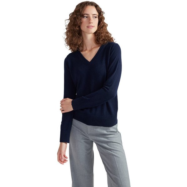 Style & Republic Kaschmirpullover Kaschmirpullover V-Neck Kaschmirpullover V-Neck
