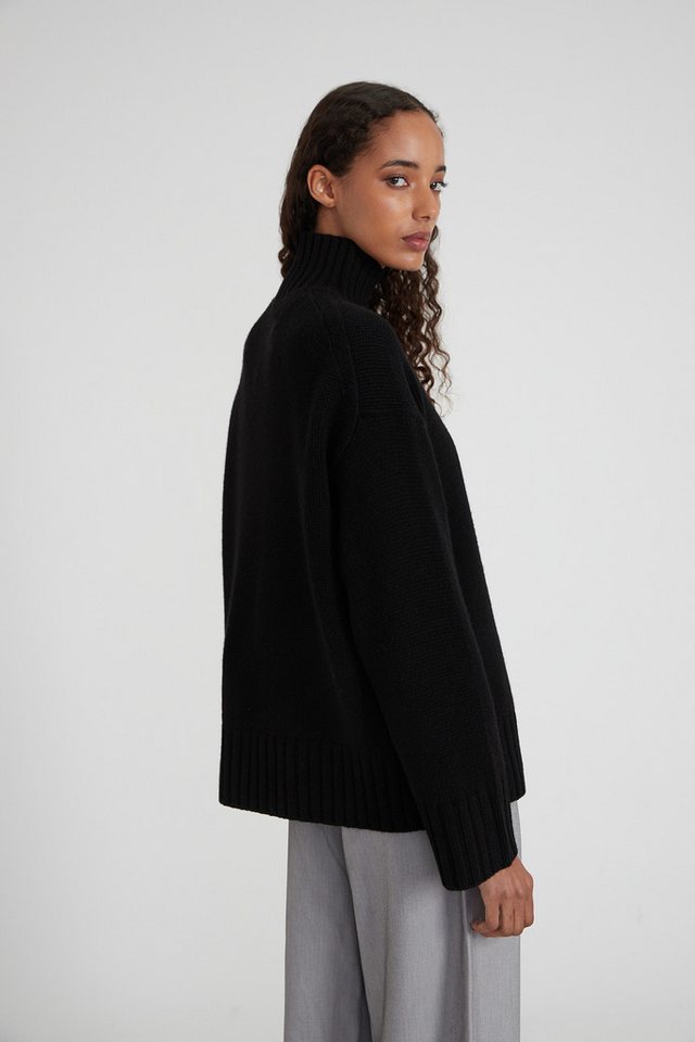 Style Republic Rollkragenpullover Merino-Kaschmir Gemisch OVERSIZED BOXY – Bild 2 von 4
