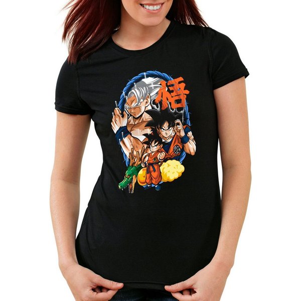 style3 T-Shirt Saiyan Evolution super dragonball z gt songoku breakers daima