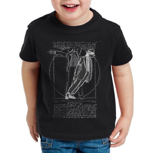 style3 T-Shirt Vitruvianischer Pop King jackson da vinci michael moonwalk