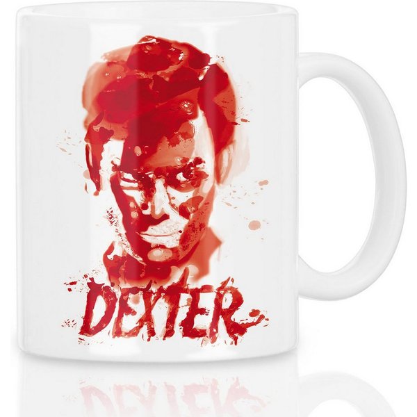 style3 Tasse, 1-tlg., Keramik, Dexter Blutspur Kaffeebecher Tasse mord morgan trinity new blood