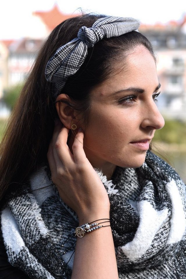 styleBREAKER Armband Armband mit Lebensbaum, Perlen und Bändern (1-tlg) – Bild 3 von 3