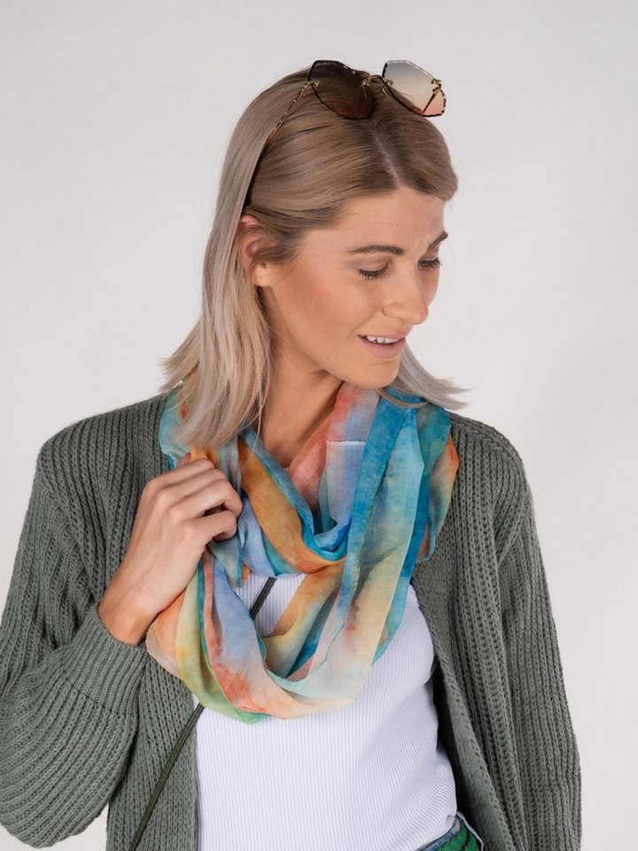 styleBREAKER Loop Loop Aquarell Farbverlauf, (1-St) – Bild 3 von 5