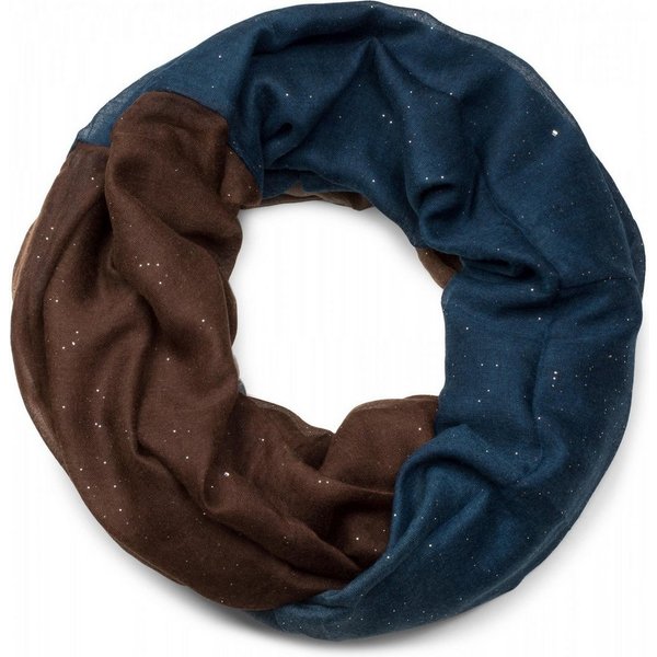 styleBREAKER Loop Glitzer Loop mit Farbverlauf, (1-St)