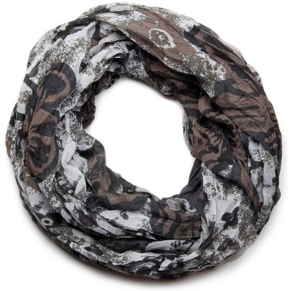 styleBREAKER Loop Loop mit Blumen Allover Print, (1-St)