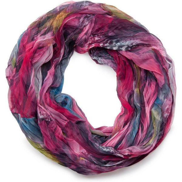 styleBREAKER Loop Loop Schal Feder Muster, (1-St)
