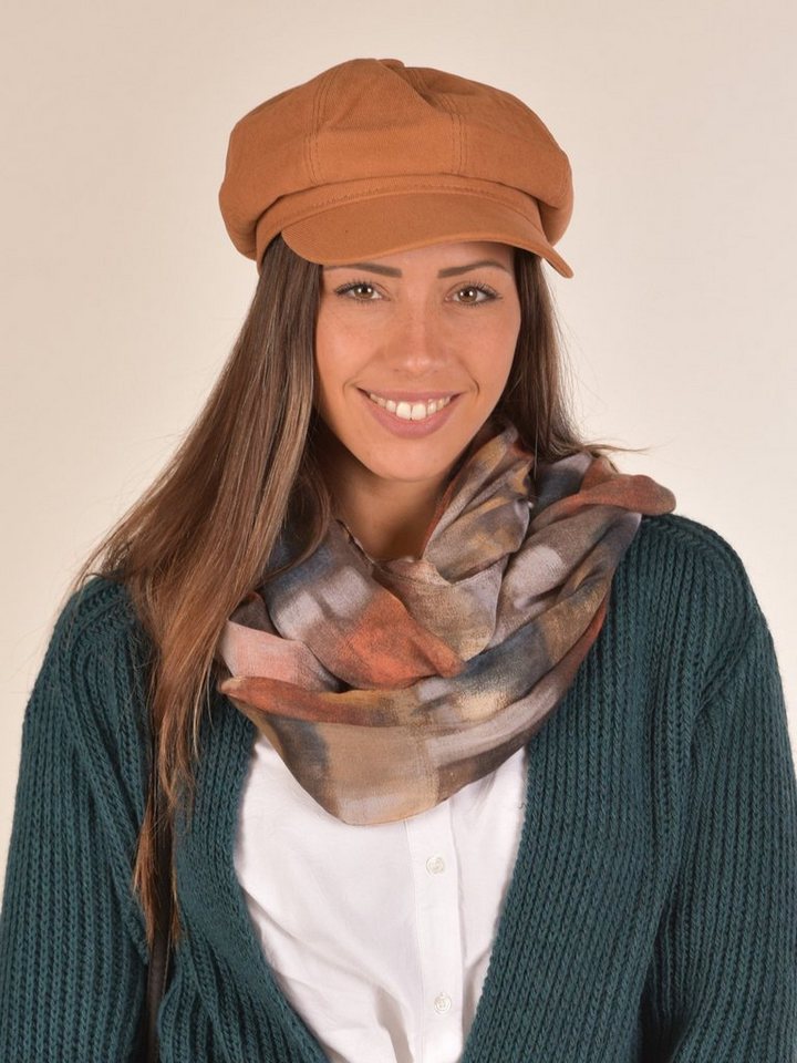 styleBREAKER Loop Loop Schal mit buntem Pinselstrich Muster, (1-St) – Bild 3 von 5