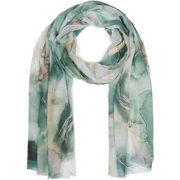 styleBREAKER Modeschal Leichter Schal mit Marmor Muster, (1-St)
