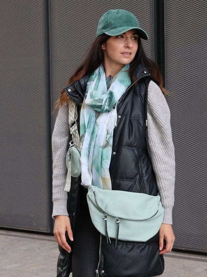 styleBREAKER Modeschal Leichter Schal mit Marmor Muster, (1-St) – Bild 3 von 5