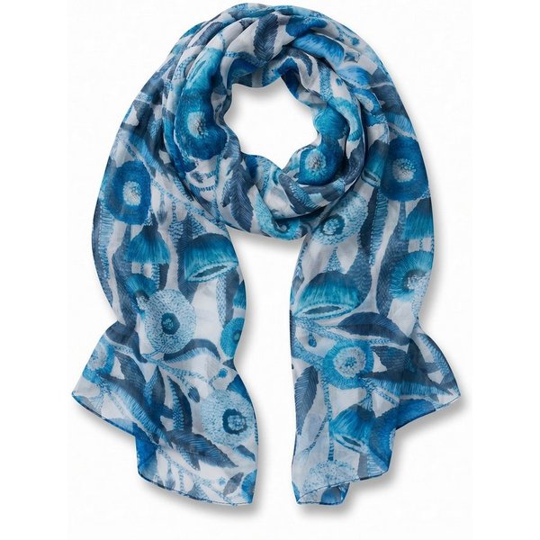 styleBREAKER Modeschal Leichter Viskose Schal mit Blumenmuster, (1-St)