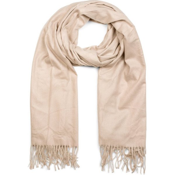styleBREAKER Modeschal Weicher Schal Uni mit Fransen, (1-St)