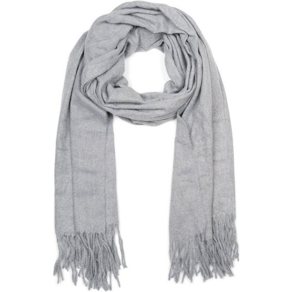 styleBREAKER Modeschal Weicher Schal Uni mit Fransen, (1-St)