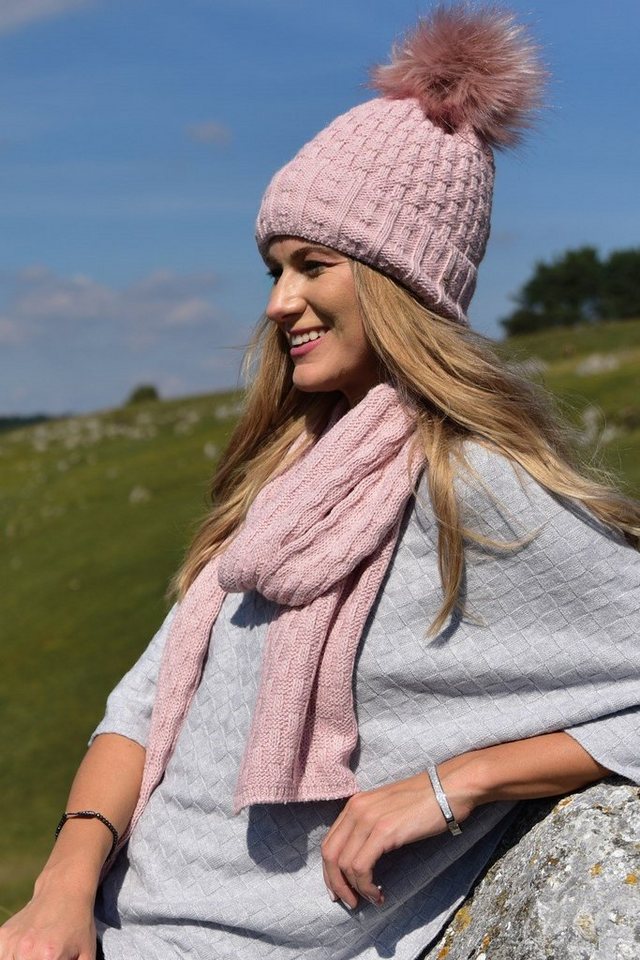 styleBREAKER Strickschal Strick Schal mit Flecht Muster, (1-St) – Bild 3 von 3