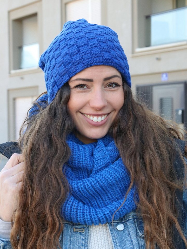 styleBREAKER Strickschal Unifarbener Feinstrick Loop, (1-St) – Bild 3 von 5