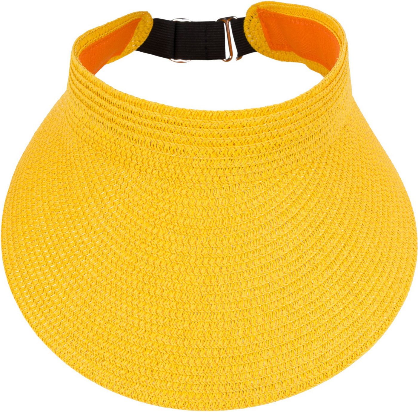 styleBREAKER Visor Papierstroh Visor Cap Einfarbig (1-St) – Bild 2 von 5
