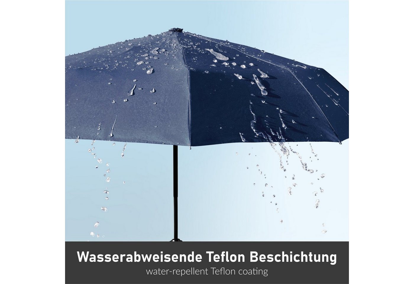 Styngard Taschenregenschirm Oslo, Sturmfest bis 140 km/h – Bild 5 von 5