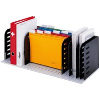 Styrorac mit 8 Trennwänden grau/schwarz