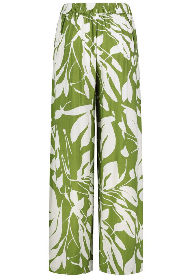 SUBLEVEL Chinos Damen Luftige Sommerhose Freizeit Weit geschnitten Stoff Palazzo-Hose – Bild 3 von 5