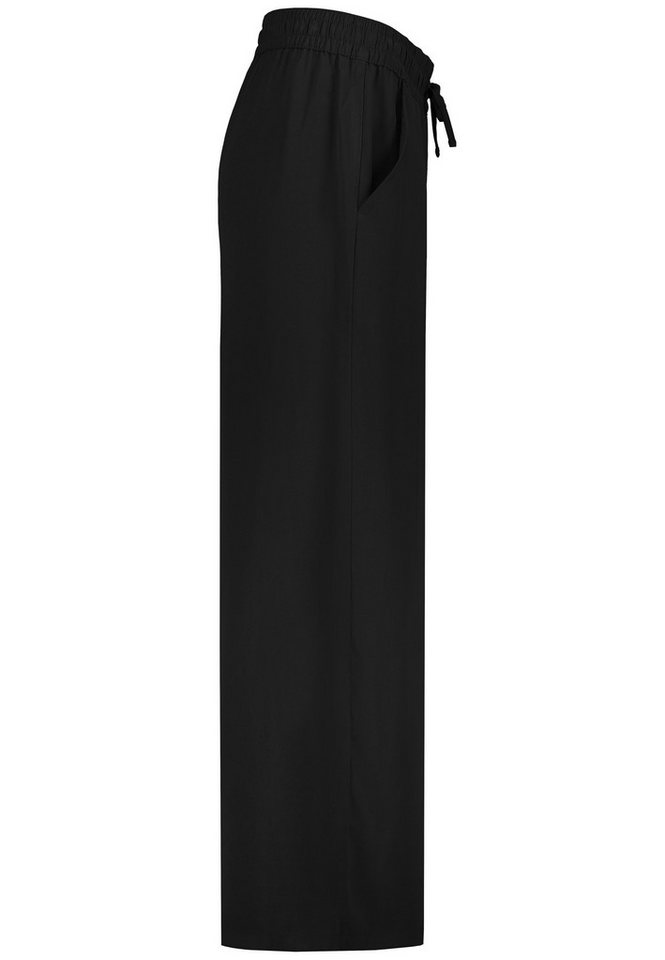 SUBLEVEL Chinos Damen Luftige Sommerhose Freizeit Weit geschnitten Stoffhose Musselin – Bild 3 von 5