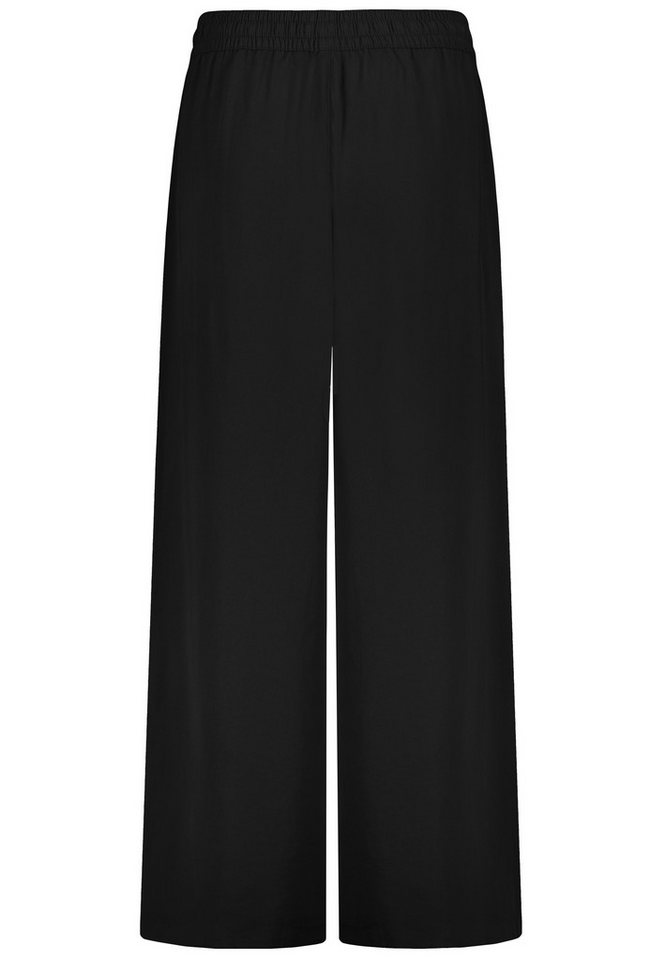 SUBLEVEL Chinos Damen Luftige Sommerhose Freizeit Weit geschnitten Stoffhose Musselin – Bild 4 von 5