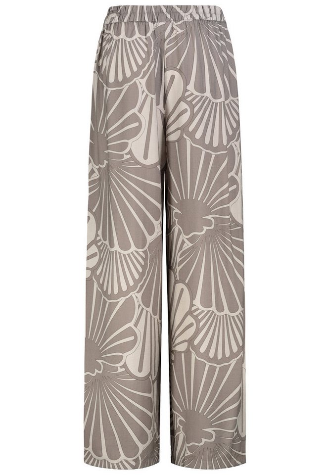 SUBLEVEL Chinos Damen Luftige Sommerhose Freizeit Weit geschnitten Stoff Palazzo-Hose – Bild 3 von 5