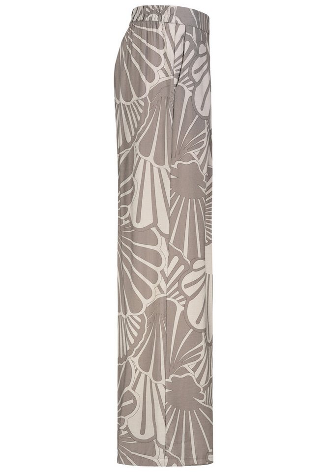 SUBLEVEL Chinos Damen Luftige Sommerhose Freizeit Weit geschnitten Stoff Palazzo-Hose – Bild 5 von 5