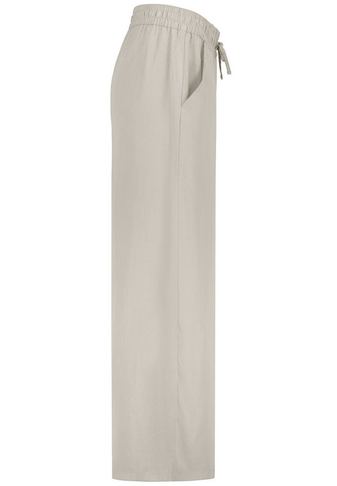SUBLEVEL Chinos Damen Luftige Sommerhose Freizeit Weit geschnitten Stoffhose Musselin – Bild 3 von 5