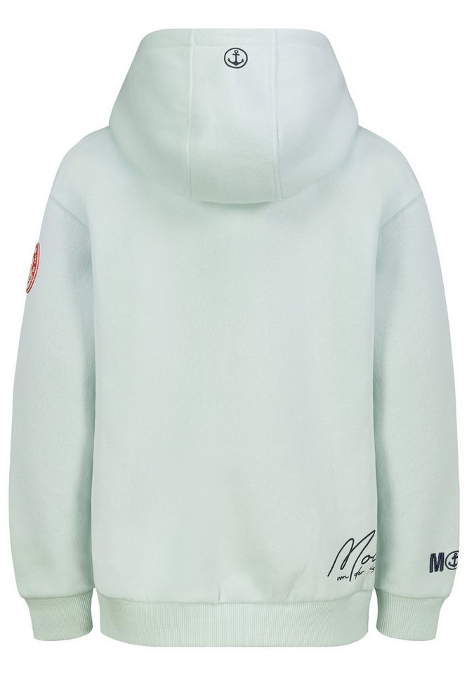 SUBLEVEL Hoodie Kinder Sweathoodie mit Moin-Prints Pulli mit maritimen Prints und Moin-Motiven – Bild 2 von 3