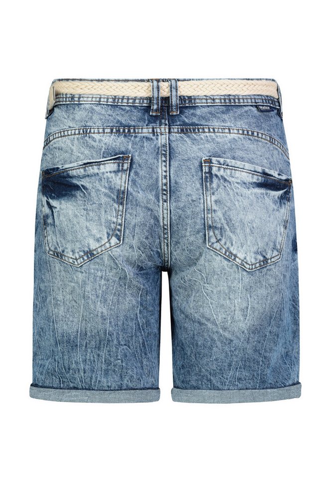 SUBLEVEL Jeansbermudas Damen Denim Bermuda mit Gürtel Sommerhose, Denim Bermuda, Shorts mit Gürtel – Bild 2 von 3