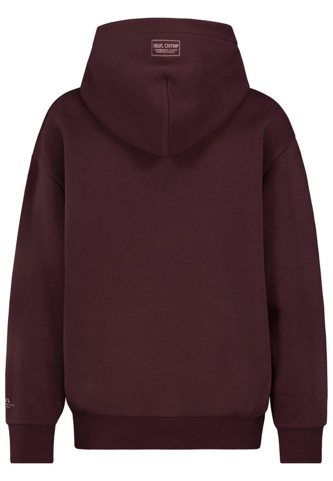 SUBLEVEL Kapuzenpullover Damen Hoodie Kapuzenpullover bestickt Sweater, Kapuzensweatshirt mit Kängurutasche, mit Kapuze – Bild 5 von 5