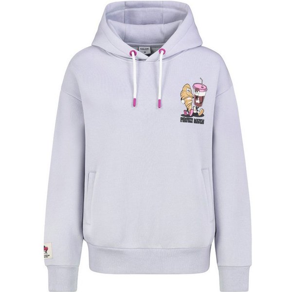 SUBLEVEL Kapuzenpullover Damen Hoodie mit Süßen Backprints Sweater, Kapuzensweatshirt mit seitl. Eingrifftaschen