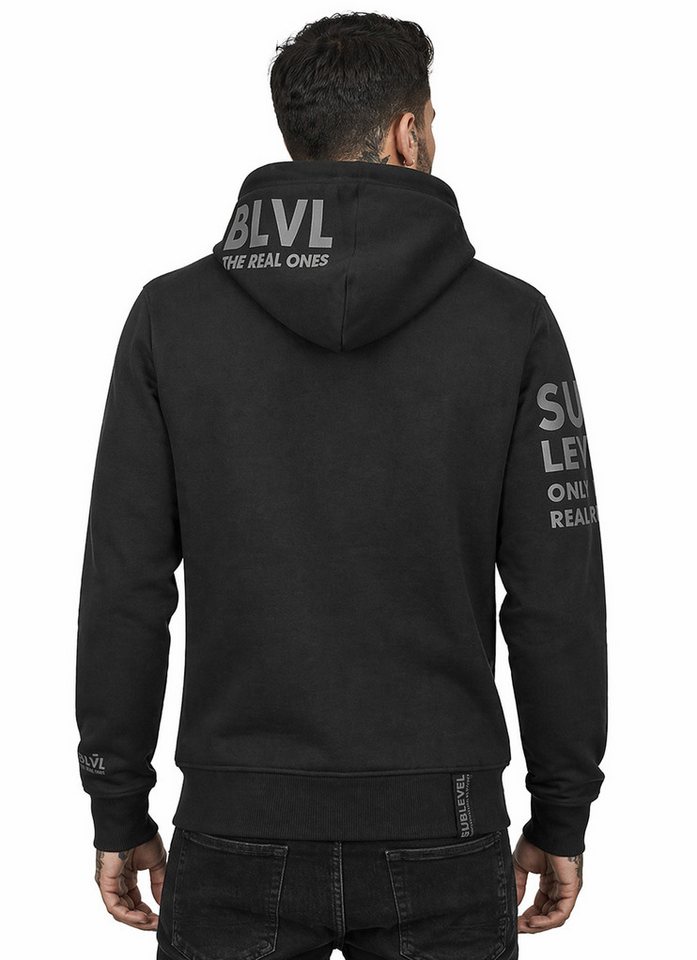 SUBLEVEL Kapuzenpullover Herren mit Reißverschluss Zipper Hoody Jacke Super Soft S-XXL Perfekte Passform Hochwertige Verarbeitung, Angenehm weich & bequem – Bild 2 von 5