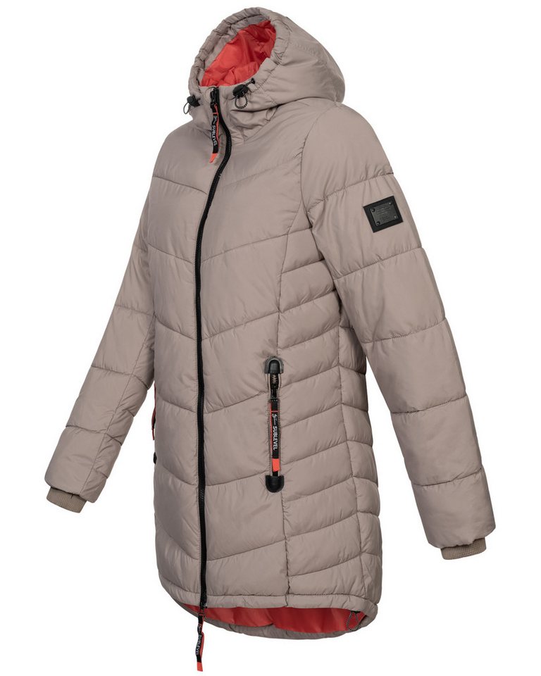 SUBLEVEL Steppjacke Damen Winter Jacke Mantel Parka Steppjacke Steppmantel Wintermantel – Bild 3 von 4