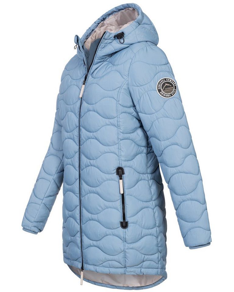 SUBLEVEL Steppjacke Damen Winter Jacke Mantel Parka Steppjacke Steppmantel Wintermantel – Bild 2 von 3