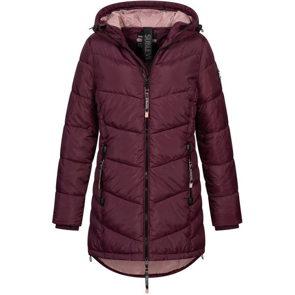 SUBLEVEL Steppjacke Damen Winter Jacke Mantel Parka Steppjacke Steppmantel Wintermantel