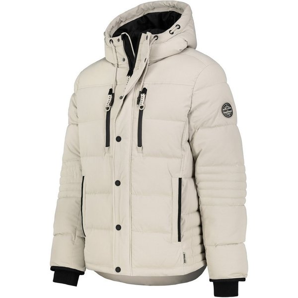 SUBLEVEL Steppjacke Herren Winterjacke Übergangsjacke Jacke Warm Modern mit Kapuze