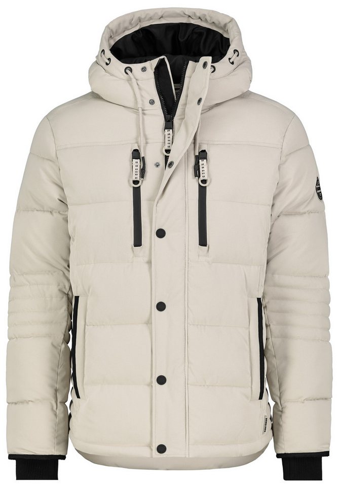 SUBLEVEL Steppjacke Herren Winterjacke Übergangsjacke Jacke Warm Modern mit Kapuze – Bild 2 von 5