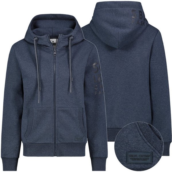 SUBLEVEL Sweatjacke Sweatjacke Hoodie Sweater Kapuzenpullover Übergangsjacke Herbst Winter