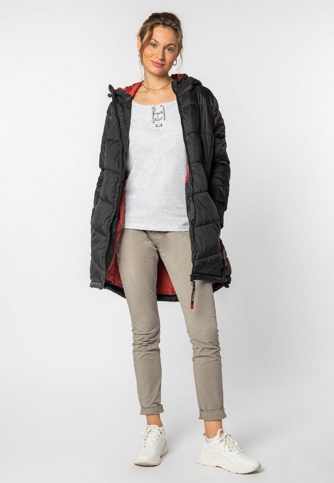 SUBLEVEL Wintermantel Steppmantel tailliert warm wattiert – Bild 3 von 5